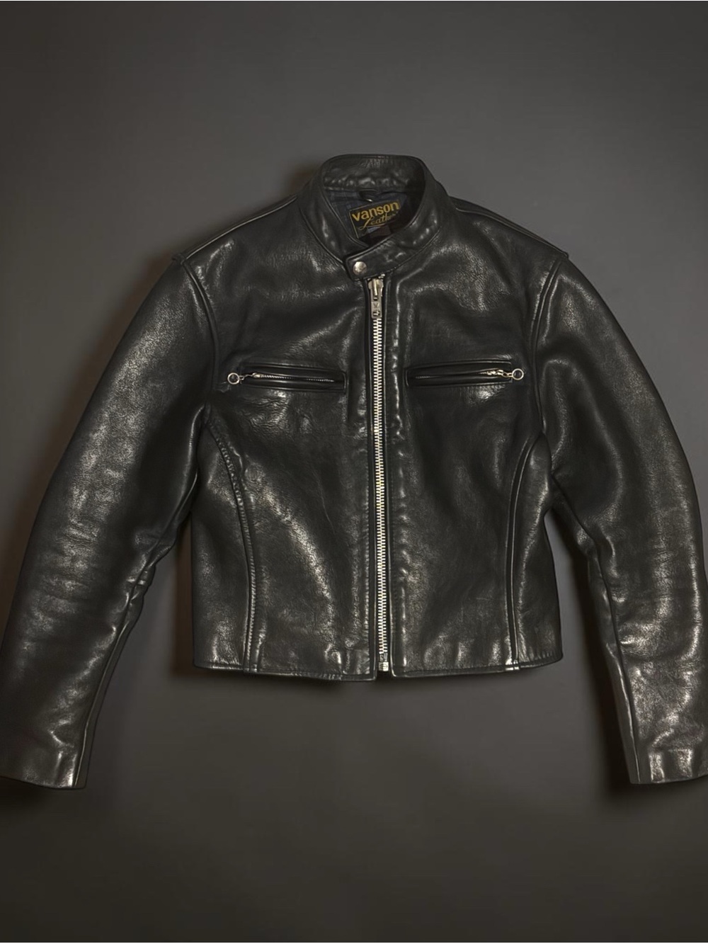 Vintage Vanson Women's Black Leather  Jacket